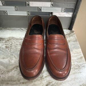 Allen Edmonds "RANDOLPH" Men's Slip-On Penny Loafers 9 1/2 D Brown USA  Leather